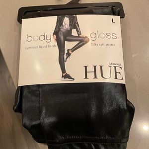 HUE body gloss leggings